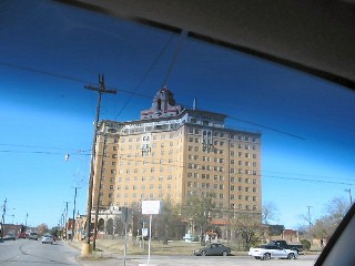 Vacant "Baker Hotel" downtown Mineral Wells, TX