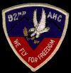 Original Unit Patch - 92nd AHC added after name change