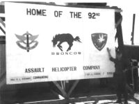 1st Unit Sign - Broncos became Stallions