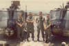 The "RLO's" (Real Live Officers)  of the SideKicks February 1968. From LtoR: 1Lt P. Jerimiason 1st Flt Sec. Ldr.; CPT J. Scott, III, SideKick 6; CPT V. Meyer, SideKick 5 and CPT TJBynum 2nd Flt Sec Ldr.